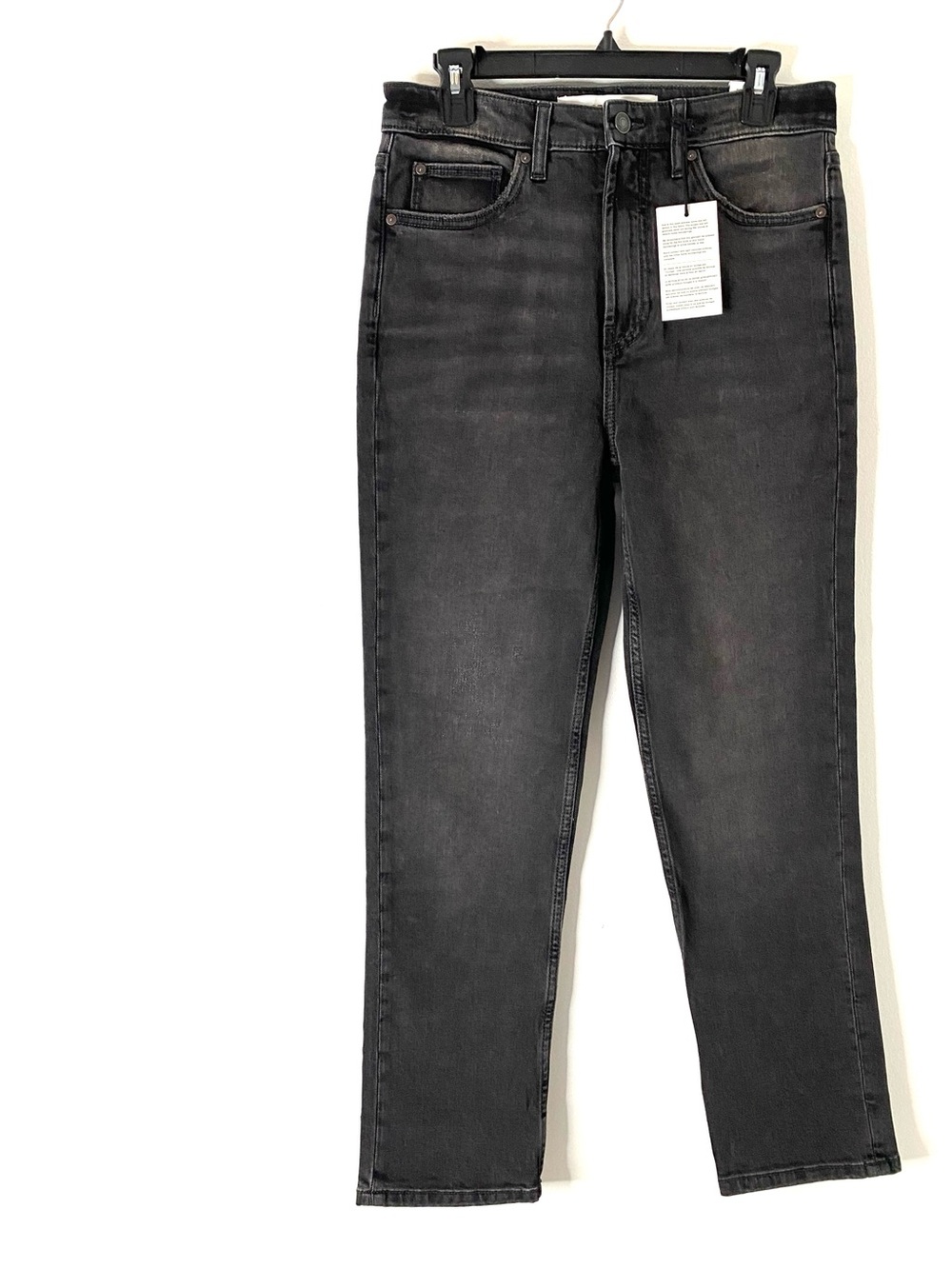 Bootlegger Ava Stovepipe High Rise Black Jeans Comfort Stretch NWT